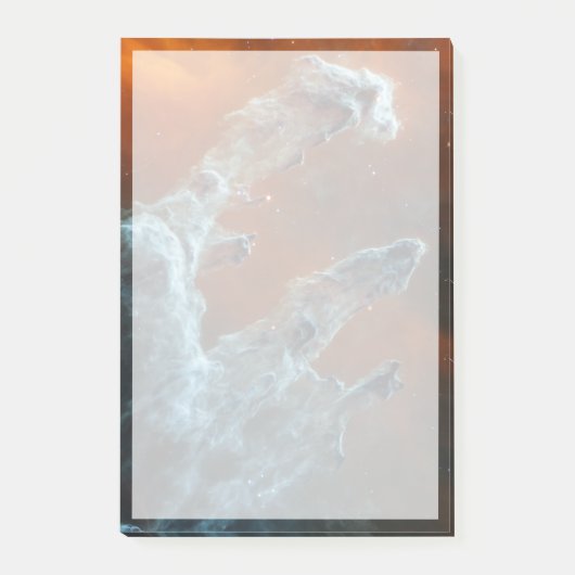 Die Säulen der Schöpfung wurden mittendrin. Post-it Klebezettel (Vorderseite)