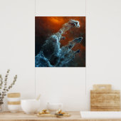 Die Säulen der Schöpfung wurden mittendrin. Poster (Küche)