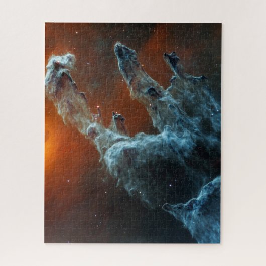 Die Säulen der Schöpfung wurden mittendrin. Puzzle (Vertikal)