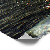 Die Säulen und die Wasserkabine Poster (Ecke)