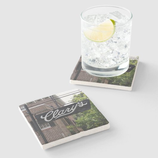 Die Savanne-Untersetzer des Clarys Steinuntersetzer (Seitenansicht)