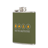 Die Sawtoths Idaho Flachmann (Links)