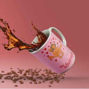 Die Sbuirrels Ed und Mary Valentine Kaffeetasse