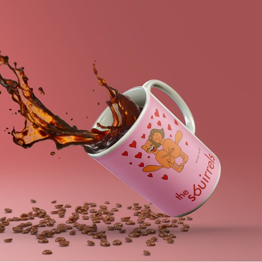 Die Sbuirrels Ed und Mary Valentine Kaffeetasse