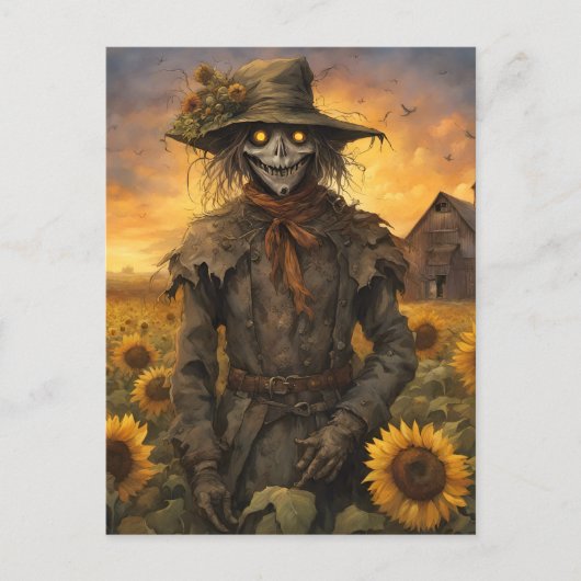 Die Scarecrow Postkarte (Vorderseite)
