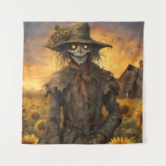 Die Scarecrow Wandteppich (Vorderseite)