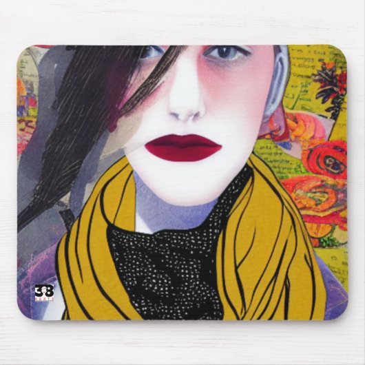 Die Scarf-Maus-Pad Mousepad (Vorne)