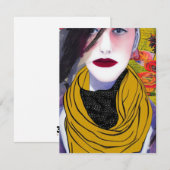 Die Scarf-Mitteilungskarten Mitteilungskarte (Vorne/Hinten)