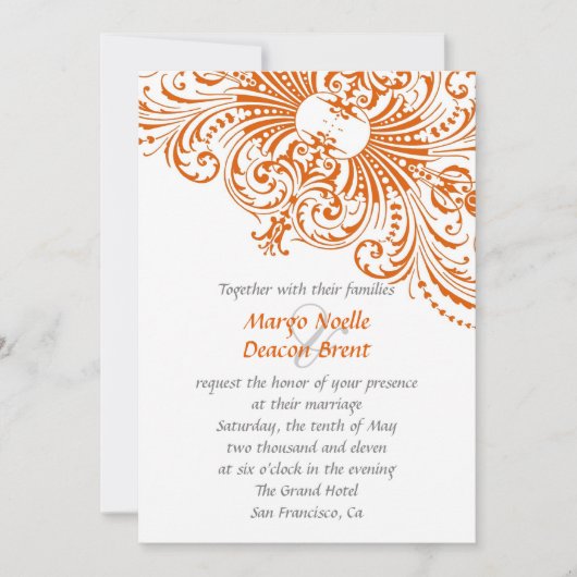 Die Scarlette Einladung (Vorderseite)