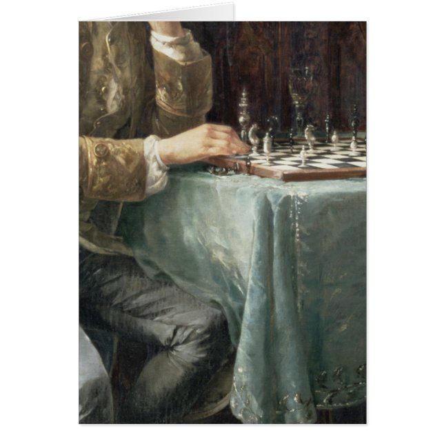 Die Schach-Spieler, 1887 (Vorne)