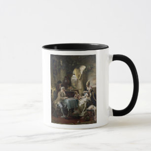 Die Schach-Spieler, 1887 2 Tasse
