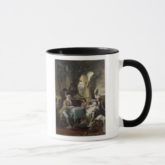 Die Schach-Spieler, 1887 2 Tasse (Rechts)