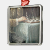 Die Schach-Spieler, 1887 Ornament Aus Metall (Links)