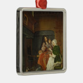 Die Schach-Spieler, c.1670 Silbernes Ornament (Rechts)