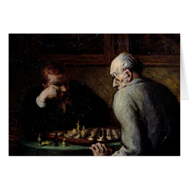 Die Schach-Spieler, c.1863-67 (Vorderseite (Horizontal))