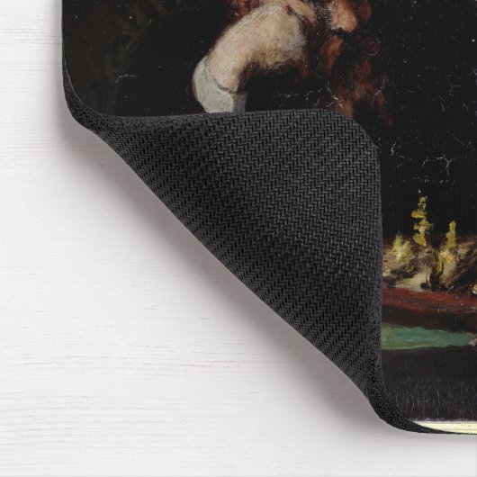 Die Schach-Spieler, c.1863-67 Mousepad (Ecke)