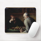 Die Schach-Spieler, c.1863-67 Mousepad (Mit Mouse)