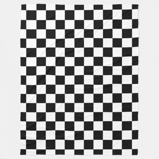 Die Schachbrett-Flag Fleece Blanket (Vorderseite)