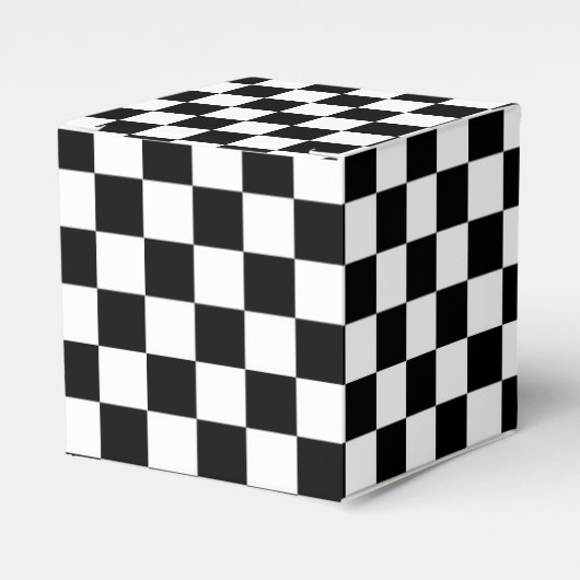 Die Schachbrett-Flagge Geschenkschachtel (Vorderseite)