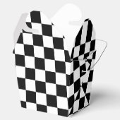 Die Schachbrett-Flagge Geschenkschachtel (Geöffnet)