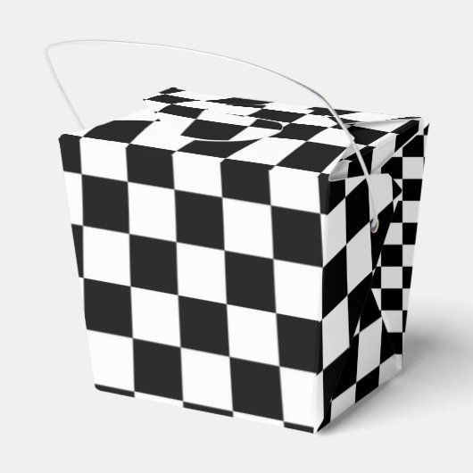 Die Schachbrett-Flagge Geschenkschachtel (Rückseite)