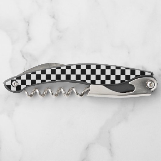 Die Schachbrett-Flagge Kellnermesser (Rückseite)