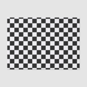 Die Schachbrett-Flagge Seidenpapier