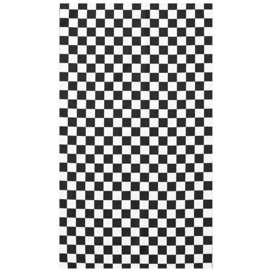 Die Schachbrett-Flagge Tischdecke (Vorderseite)