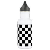 Die Schachbrett-Flagge Trinkflasche (Rechts)