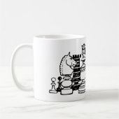 Die Schachpartien Kaffeetasse (Links)