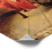 Die Schachspieler, 1856 Poster (Ecke)