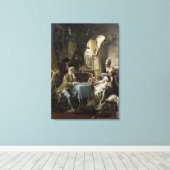 Die Schachspieler, 1887 2 Leinwanddruck (Insitu (Holzboden))