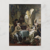 Die Schachspieler, 1887 2 Postkarte (Vorderseite)