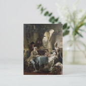 Die Schachspieler, 1887 2 Postkarte (Stehend Vorderseite)