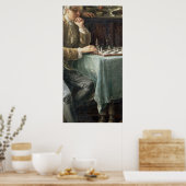 Die Schachspieler, 1887 Poster (Küche)