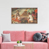 Die Schachspieler (von John Lavery) Leinwanddruck (Insitu (Wohnzimmer))