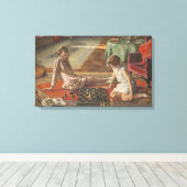 Die Schachspieler (von John Lavery) Leinwanddruck (Insitu (Holzboden))