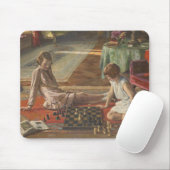 Die Schachspieler (von John Lavery) Mousepad (Mit Mouse)