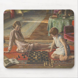 Die Schachspieler (von John Lavery) Mousepad
