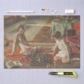 Die Schachspieler (von John Lavery) Seidenpapier (Handwerk)