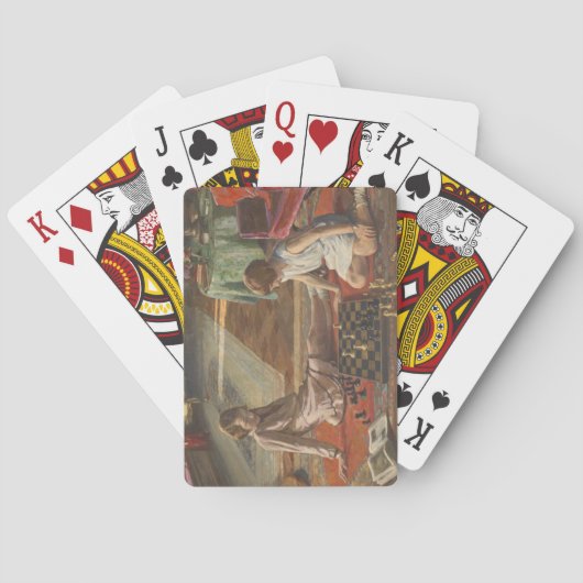 Die Schachspieler (von John Lavery) Spielkarten (Rückseite)