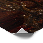 Die Schachspieler von Thomas Eakins Poster (Ecke)