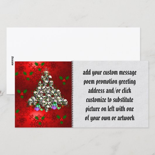 Die Schädel der Weihnachten (Vorne/Hinten)