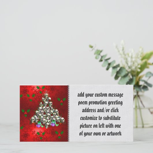 Die Schädel der Weihnachten (Stehend Vorderseite)