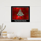 Die Schädel der Weihnachten Poster (Küche)
