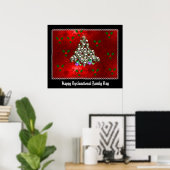 Die Schädel der Weihnachten Poster (Heimbüro)