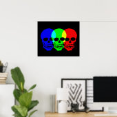 Die Schädel Poster (Heimbüro)