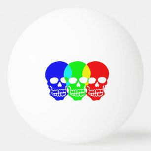Die Schädel Tischtennisball