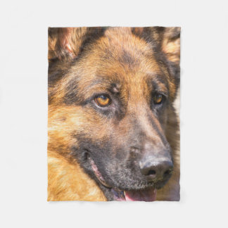 Die Schäferhund-Decke - das deutsche shedder! Fleecedecke