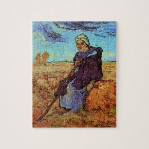 Die Schäferin (nach Millet) von Vincent van Gogh Puzzle